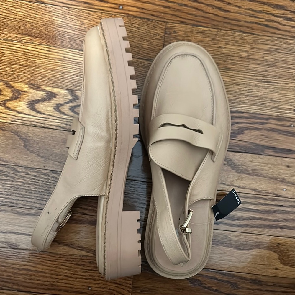 Torrid Tan Slip-On Loafers with Moccasin Design